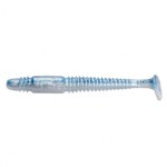 Виброхвост Helios Minoga 3,75”/9.5 см, цвет Blue Fish 5 шт HS-17-052