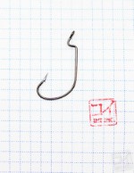 Крючок Koi Offset Worm № 1⁄0 , BN, офсетный (10 шт.) KH6201-1/0BN