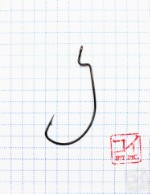 Крючок Koi Wide Range Worm № 1⁄0 , BN, офсетный (10 шт.) KH6221-1/0BN