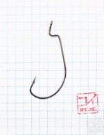 Крючок Koi Wide Range Worm № 2⁄0 , BN, офсетный (10 шт.) KH6221-2/0BN