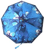 Женский зонт автомат с рисунком «Цветы»