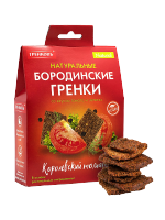 Сухарики-гренки “бородинские” со вкусом томата и зелени, 3*20*30мм