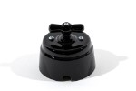 Выключатель поворотный Interior Electric керамика, черный, серия “АРБАТ”