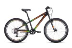 Подростковый горный велосипед (24 дюйма)
Forward - Twister 24 1.0 (2020) Р-р = 13; Цвет: Черный / Оранжевый