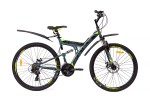 Горный велосипед (двухподвес) Stels - Focus MD
27,5” 21-speed V010 (2018) Р-р = 19; Цвет: Серый / Желтый
