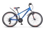 Подростковый горный велосипед (24 дюйма)
Stels - Navigator 400 V 24” F010 (2018) Р-р = 12; Цвет: Синий / Красный