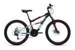 Подростковый горный велосипед (24 дюйма)
Altair - MTB FS 24 disc (2020) Р-р = 15; Цвет: Черный / Красный
