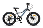 Горный детский велосипед MaxxPro - Steely 20 Ultra
Disc (2019) Р-р = 10.5; Цвет: Серый / Синий (Y2003-2)