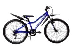 Подростковый горный велосипед (24 дюйма)
MaxxPro - Slim 24 (2019) Р-р = 16; Цвет: Синий / Черный (Y2405-2)