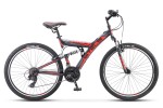 Горный велосипед (двухподвес) Stels - Focus V
18 speed 26” V030 (2018) Р-р = 18; Цвет: Черный / Синий