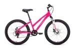 Горный велосипед (женский) Forward - Iris 24 2.0
disc (2020) Р-р = 13; Цвет: Розовый