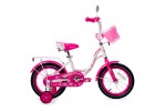 Детский велосипед Зайка 04Z 14” Цвет: Белый
/ Розовый (1404Z-2)