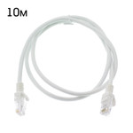 Патч-корд интернет кабель RJ-45 категория 5E, 10 метров Орбита OT-PCC12