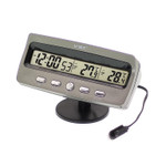 Часы автомобильные с подсветкой и термометром VST 7045