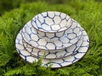 Премиум набор посуды фарфоровый на 6 персон Верано (24 предмета)