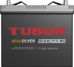 TUBOR Аккумулятор  Asia silver 6ст-57.0 VL BOO