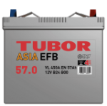 TUBOR  ASIA EFB 6ст-57.0 аккумулятор