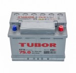TUBOR Аккумулятор  EFB 6ст-75.0 VL