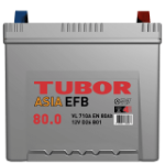 TUBOR Аккумулятор  Asia EFB 6ст-80.0 VL B01