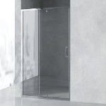 Душевая дверь в нишу AVS Слайдер Плюс 110-120 см профиль хром, стекло прозрачное