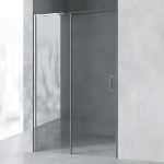 Душевая дверь в нишу AVS Ультра 120 см профиль хром, стекло прозрачное