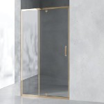 Душевая дверь в нишу AVS Слайдер Плюс 110-120 см профиль золото, стекло прозрачное