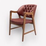 Интерьерное дизайнерское полукресло Престиж массив ясеня p30-02