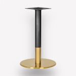 Подстолье обеденное Flat Black Golden Circle f90-28