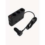 USB разветвитель прикуривателя автомобильный 3 гнезда + USB 3 порта