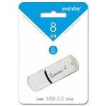 Флеш накопитель USB 8GB Smart Buy Paean белый
