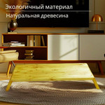 Подставка-полка Viktor Decor Home для монитора, деревянная, 55x20x10 см