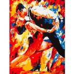 Картина по номерам на холсте на подрамнике танго
