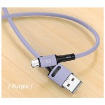 Кабель Micro USB 1m USAMS U52 2A фиолетовый