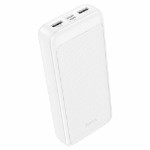 Внешний аккумулятор 20000 mAh Hoco J119A (USB/PD/Micro/Type-C/Lighting) белый