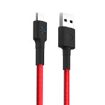 Xiaomi (Mi) Кабель USB/MicroUSB Xiaomi ZMI 100см 2.1A Материал оплетки нейлон/кевлар (AL603 Red) красный AL603 Red