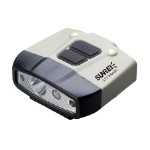 Комплект из двух портативных фонариков с зарядной станцией Sunree H120*2 Sensor Hat Light 120 лм на голову, с сенсором,  2x500мАч +2000мАч,  IPX5, 4000K, до 23 часов работы без подзарядки (H120*2) серый H120*2 Grey