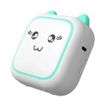 Детский мини-принтер для фотографий Kid Joy, 200DPI, Bluetooth 5.1, поддержка приложения (M5) русская инструкция, белый с розовым M5 White + Pink