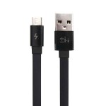 Xiaomi (Mi) Кабель USB/Micro USB Xiaomi ZMI 30 см 2.1A Материал оплетки TPE (AL610) техпак черный AL610 Black