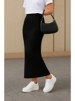 Юбка макси вязаная лапша №460