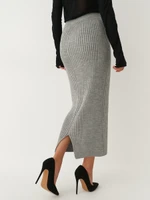 Юбка вязанная лапша макси №480