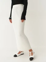 Юбка вязанная лапша макси №480