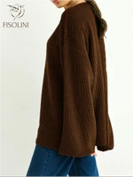 Свитер вязаный оверсайз №680