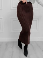 Юбка вязаная лапша макси №480