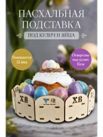 Пасхальная подставка для яиц и кулича