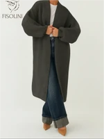 Кардиган пушистый длинный оверсайз