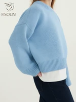 Свитер вязаный оверсайз