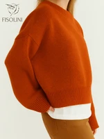 Свитер вязаный оверсайз