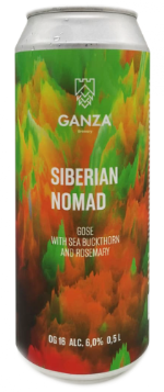 Пиво Ganza Brewery Siberian Nomad (Банка 0.5)