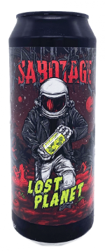 Пиво Sabotage Lost Planet: Strawberry &amp; Basil (Банка 0.5)