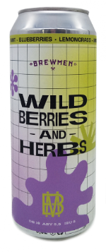 Пиво Brewmen W&amp;H - Blueberries &amp; Lemongrass (Банка 0.5)